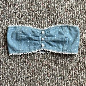 Urban Outfitters Dotted Bandeau Top